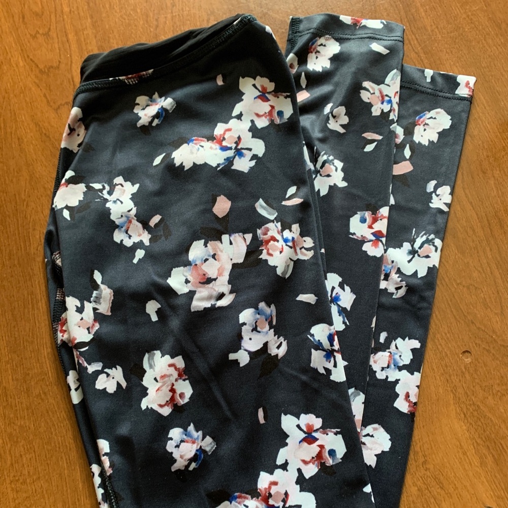 Floral Maternity Yoga Pants